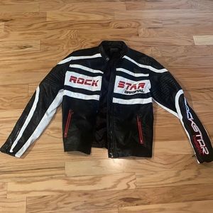 Authentic Rockstar  leather jacket 🔥 In good condition